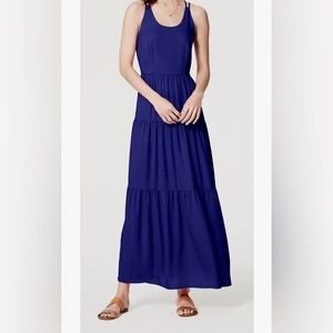 Ann Taylor Loft Tiered Strappy Maxi Dress 2